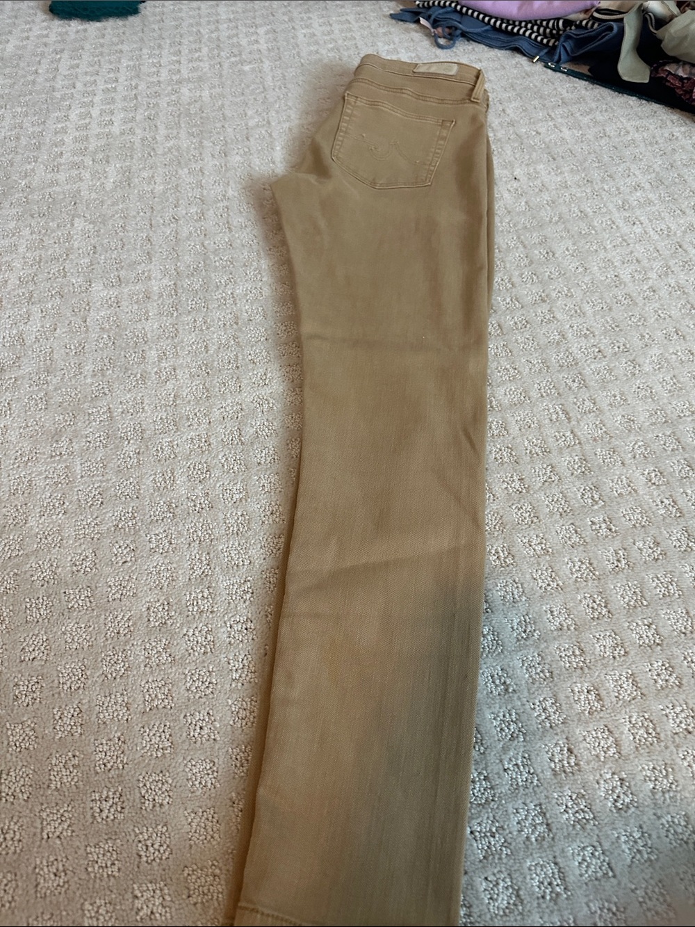 Ag Adriano Goldschmied Farrah Ankle Seamless Jeans - Camel